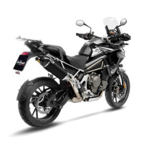 Silencieux LEOVINCE SBK LV-14 Black Edition inox - carbone - TRIUMPH 1200 TIGER GT / RALLY / PRO / EXPLORER 2022 - 2025 2