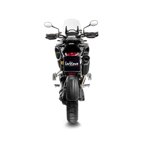 Silencieux LEOVINCE SBK LV-14 Black Edition inox - carbone - TRIUMPH 1200 TIGER GT / RALLY / PRO / EXPLORER 2022 - 2025