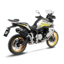 Silencieux LEOVINCE SBK LV-14 Black Edition inox - carbone - VOGE 900 VALICO DSX 2024 - 2025 2