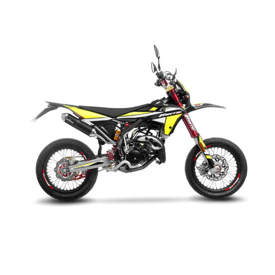 Silencieux LEOVINCE X-FIGHT BLACK inox - FANTIC 50 XE 50 COMPETITION / PERFORMANCE - XM 50 COMPETITION / PERFORMANCE 2021 - 2024