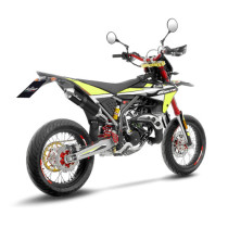Silencieux LEOVINCE X-FIGHT BLACK inox - FANTIC 50 XE 50 COMPETITION / PERFORMANCE - XM 50 COMPETITION / PERFORMANCE 2021 - 2024 2