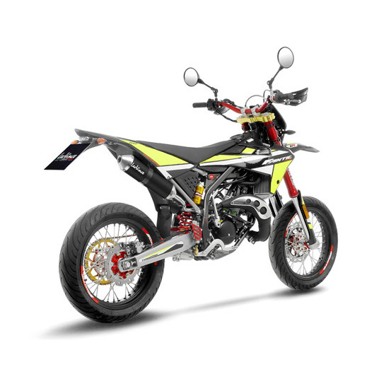 Silencieux LEOVINCE X-FIGHT BLACK inox - FANTIC 50 XE 50 COMPETITION / PERFORMANCE - XM 50 COMPETITION / PERFORMANCE 2021 - 2024