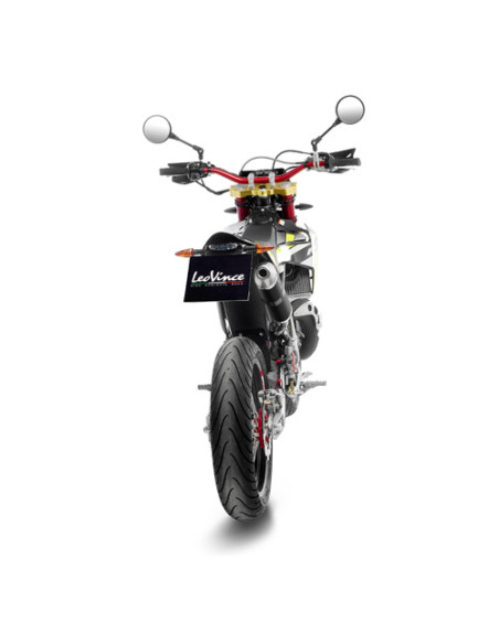 Silencieux LEOVINCE X-FIGHT BLACK inox - FANTIC 50 XE 50 COMPETITION / PERFORMANCE - XM 50 COMPETITION / PERFORMANCE 2021 - 2024