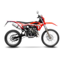 Silencieux LEOVINCE X-FIGHT inox - BETA 50 RR 50 ENDURO / SPORT / RACING / MOTARD / TRACK 2023 - 2024