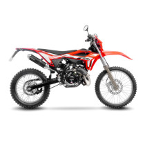 Silencieux LEOVINCE X-FIGHT BLACK inox - BETA 50 RR 50 ENDURO / SPORT / RACING / MOTARD / TRACK 2023 - 2024
