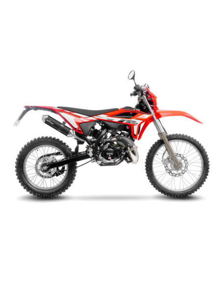Silencieux LEOVINCE X-FIGHT BLACK inox - BETA 50 RR 50 ENDURO / SPORT / RACING / MOTARD / TRACK 2023 - 2024