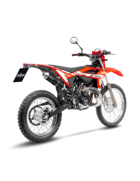Silencieux LEOVINCE X-FIGHT BLACK inox - BETA 50 RR 50 ENDURO / SPORT / RACING / MOTARD / TRACK 2023 - 2024