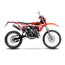 Silencieux LEOVINCE X-FIGHT carbone - inox - BETA 50 RR 50 ENDURO / SPORT / RACING / MOTARD / TRACK 2023 - 2024