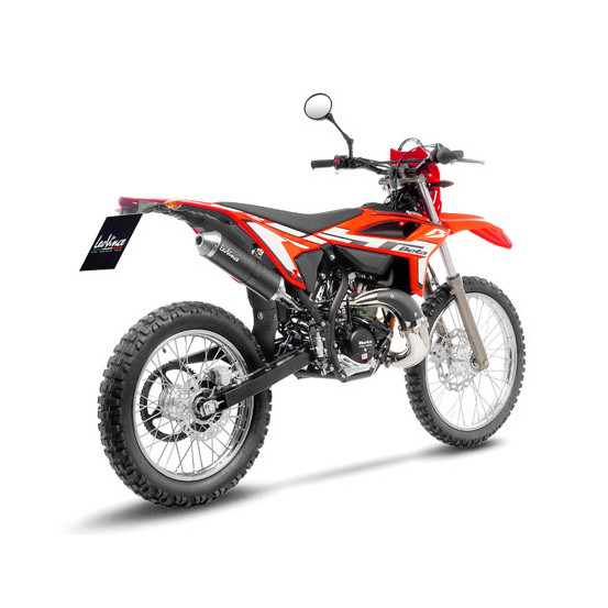 Silencieux LEOVINCE X-FIGHT carbone - inox - BETA 50 RR 50 ENDURO / SPORT / RACING / MOTARD / TRACK 2023 - 2024