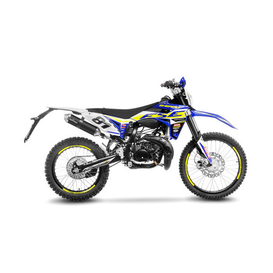 Silencieux LEOVINCE X-FIGHT BLACK inox - SHERCO 50 50 SE-RS / SM-RS / SM-R / SE-R 2021 - 2024