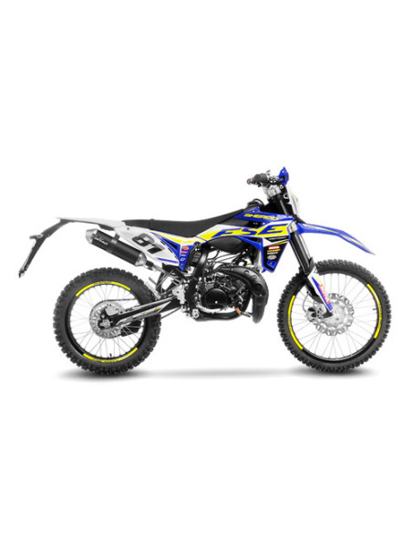 Silencieux LEOVINCE X-FIGHT BLACK inox - SHERCO 50 50 SE-RS / SM-RS / SM-R / SE-R 2021 - 2024