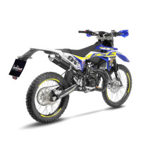 Silencieux LEOVINCE X-FIGHT BLACK inox - SHERCO 50 50 SE-RS / SM-RS / SM-R / SE-R 2021 - 2024 2