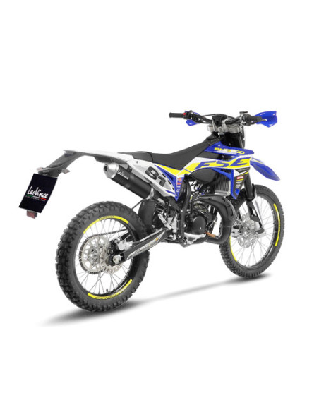 Silencieux LEOVINCE X-FIGHT BLACK inox - SHERCO 50 50 SE-RS / SM-RS / SM-R / SE-R 2021 - 2024