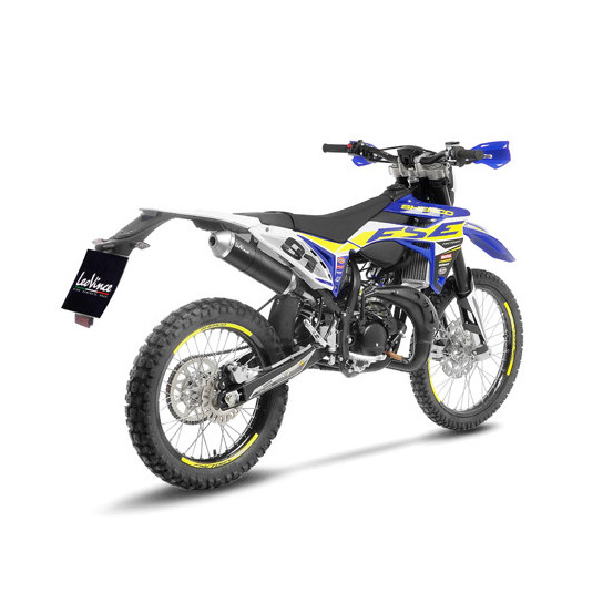 Silencieux LEOVINCE X-FIGHT carbone - inox - SHERCO 50 50 SE-RS / SM-RS / SM-R / SE-R 2021 - 2024