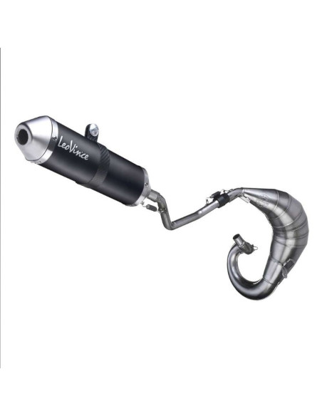 Silencieux LEOVINCE X-FIGHT inox - DERBI 50 DRD / SENDA / X-TREME - GILERA 50 RCR / SMT