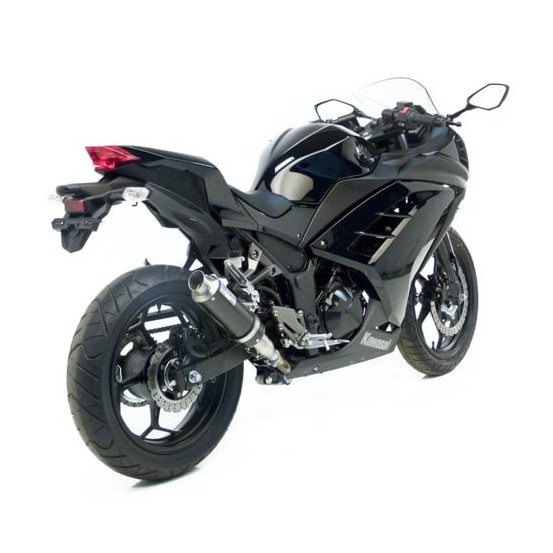 Silencieux LEOVINCE GP CORSA carbone - KAWASAKI 250 NINJA R - 300 NINJA R 2013 - 2016 / 250 Z - 300 Z 2015 - 2016