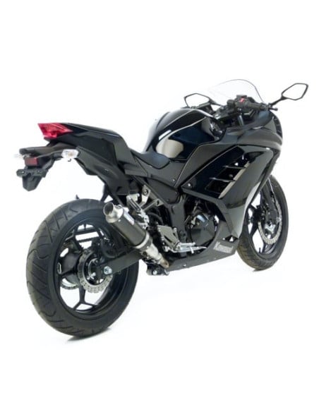 Silencieux LEOVINCE GP CORSA carbone - KAWASAKI 250 NINJA R - 300 NINJA R 2013 - 2016 / 250 Z - 300 Z 2015 - 2016