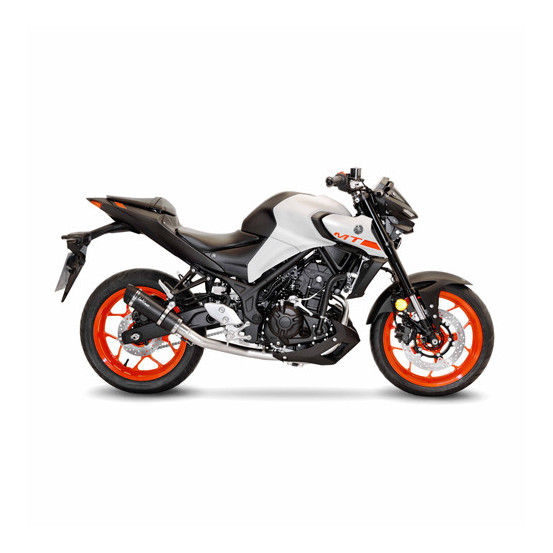 Ligne complète LEOVINCE GP CORSA EVO carbone - technopolymère - YAMAHA 250 YZF-R25 2014-2018 / 300 MT-03 - 300 YZF-R3 2015-2020