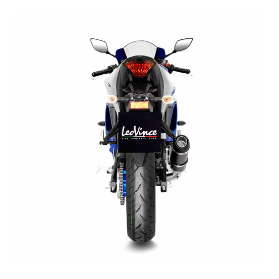 Ligne complète LEOVINCE GP CORSA EVO carbone - technopolymère - YAMAHA 250 YZF-R25 2014-2018 / 300 MT-03 - 300 YZF-R3 2015-2020