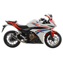 Silencieux LEOVINCE GP CORSA Black Edition inox - HONDA 500 CB F 2016 - 2018 / 500 CBR R 2016 - 2018 2