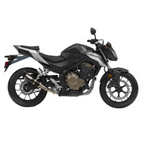 Silencieux LEOVINCE GP CORSA EVO carbone - technopolymère - HONDA 500 CB F 2016 - 2018 - 500 CBR R 2016 - 2018