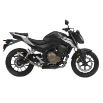 Silencieux LEOVINCE GP CORSA carbone - HONDA 500 CB F 2016 - 2018 / 500 CBR R 2016 - 2018