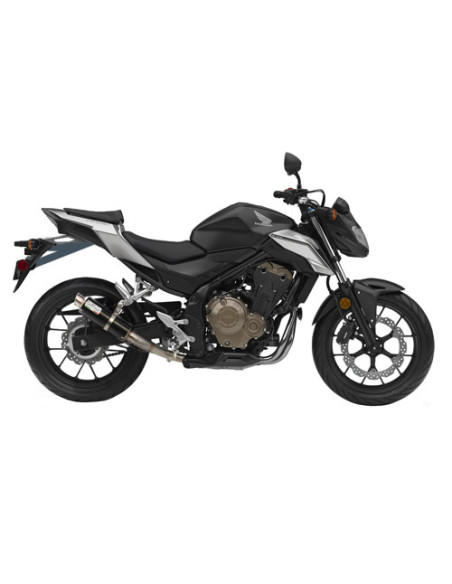 Silencieux LEOVINCE GP CORSA carbone - HONDA 500 CB F 2016 - 2018 / 500 CBR R 2016 - 2018
