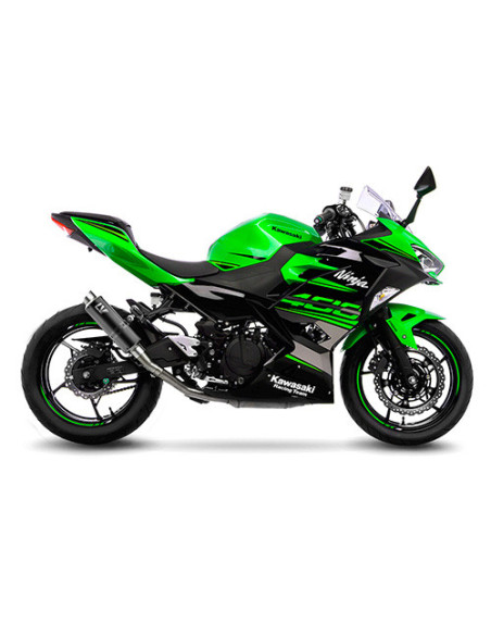 Silencieux LEOVINCE GP CORSA Black Edition inox - KAWASAKI 400 NINJA - 400 Z 2018 - 2023 / 500 NINJA - 500 Z / SE 2024 - 2025