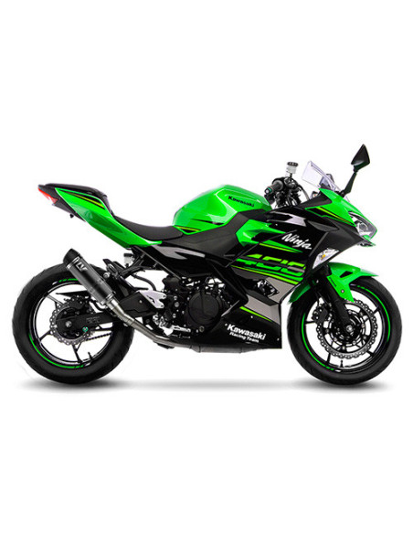 Silencieux LEOVINCE GP CORSA EVO inox - technopolymère - KAWASAKI 400 NINJA - 400 Z 2018-2023 / 500 NINJA - 500 Z / SE 2024-2025