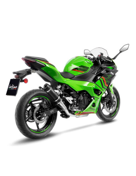 Silencieux LEOVINCE GP CORSA EVO carbone - technopolymère - KAWASAKI 400 NINJA - 400 Z 2018-2023 / 500 NINJA- 500 Z 2024-2025