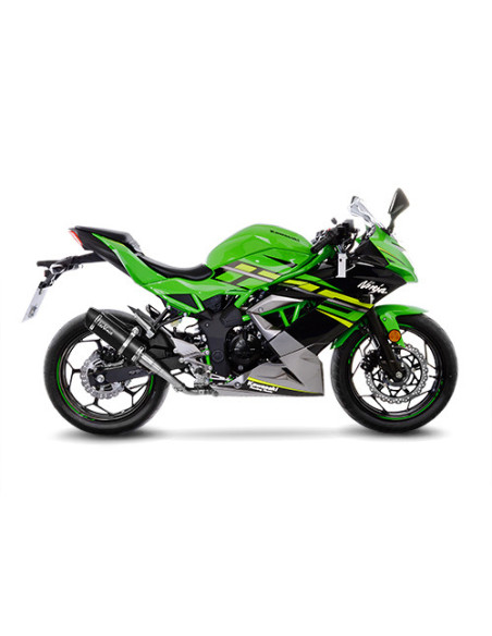 Silencieux LEOVINCE GP CORSA EVO carbone - technopolymère - KAWASAKI 125 NINJA 125 2019 - 2024 - 125 Z 125 2019 - 2024