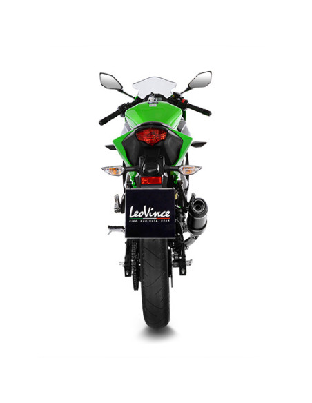 Silencieux LEOVINCE GP CORSA EVO carbone - technopolymère - KAWASAKI 125 NINJA 125 2019 - 2024 - 125 Z 125 2019 - 2024