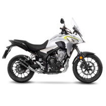 Silencieux LEOVINCE GP CORSA EVO Black Edition inox - HONDA 500 CB F / X / CBR R 2019 - 2023 - 500 CB HORNET / NX 2024 - 2025 2