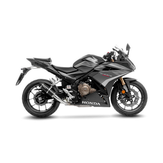 Silencieux LEOVINCE GP CORSA EVO carbone - HONDA 500 CB F / X / CBR R 2019 - 2023 - 500 CB HORNET / NX 2024 - 2025