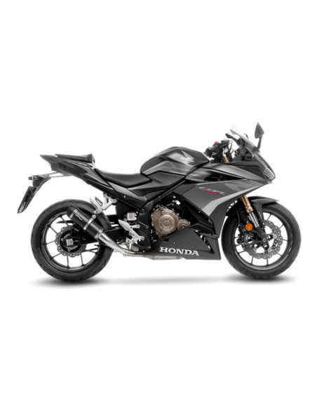 Silencieux LEOVINCE GP CORSA EVO carbone - HONDA 500 CB F / X / CBR R 2019 - 2023 - 500 CB HORNET / NX 2024 - 2025
