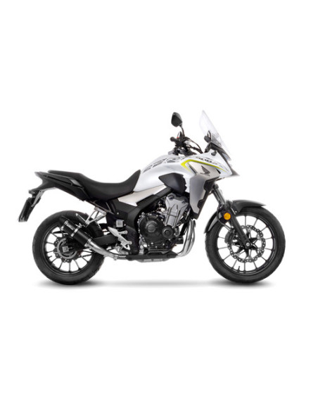 Silencieux LEOVINCE GP CORSA EVO carbone - HONDA 500 CB F / X / CBR R 2019 - 2023 - 500 CB HORNET / NX 2024 - 2025
