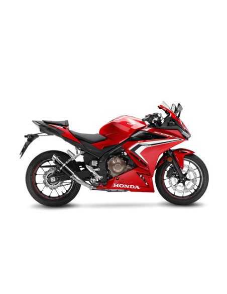 Silencieux LEOVINCE GP CORSA carbone - HONDA 500 CB F / CB X / CB R 2019 - 2023 / 500 CB HORNET / 500 NX 2024 - 2025