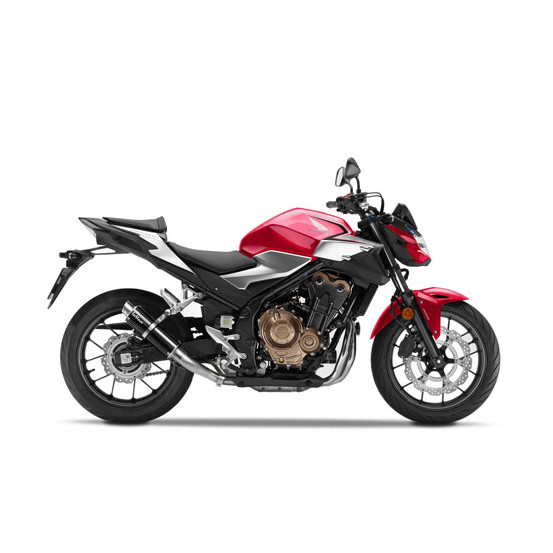 Silencieux LEOVINCE GP CORSA carbone - HONDA 500 CB F / CB X / CB R 2019 - 2023 / 500 CB HORNET / 500 NX 2024 - 2025