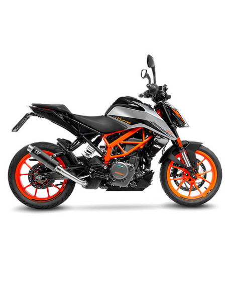 Silencieux LEOVINCE SBK GP CORSA Black Edition inox - KTM 125 DUKE 2021 - 2023 / 390 DUKE 2021 - 2023