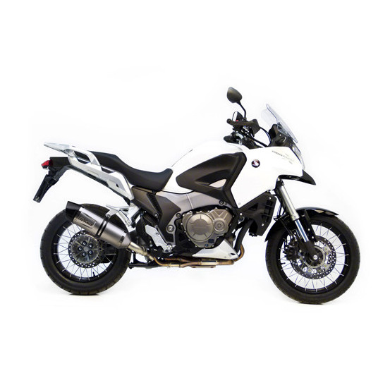 Silencieux LEOVINCE SBK LV ONE EVO inox - carbone - HONDA 1200 VFR X CROSSTOURER / DCT / XD 2012 - 2015