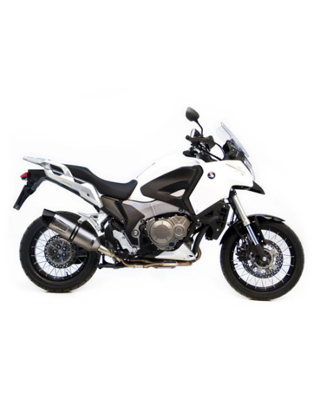 Silencieux LEOVINCE SBK LV ONE EVO inox - carbone - HONDA 1200 VFR X CROSSTOURER / DCT / XD 2012 - 2015