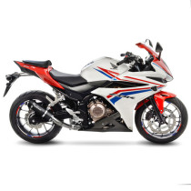 Silencieux LEOVINCE GP CORSA EVO carbone - technopolymère - HONDA 500 CB F 2016 - 2018 - 500 CBR R 2016 - 2018 2