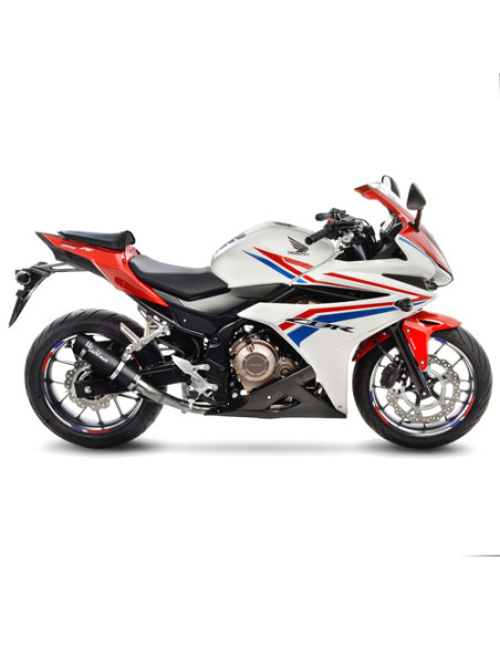 Silencieux LEOVINCE GP CORSA EVO carbone - technopolymère - HONDA 500 CB F 2016 - 2018 - 500 CBR R 2016 - 2018