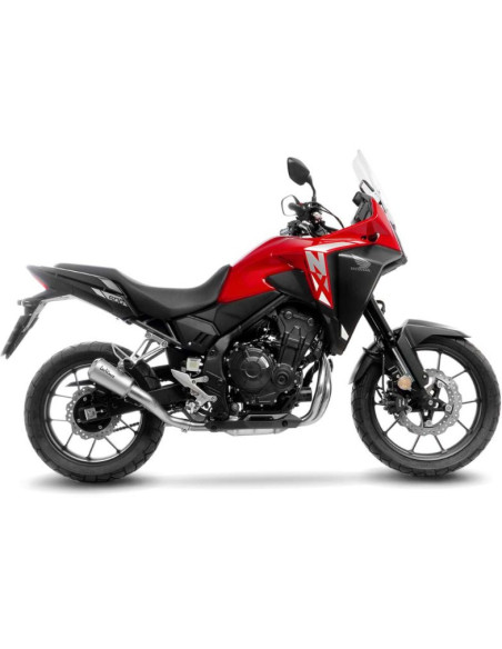 Silencieux LEOVINCE SBK LV-10 inox - HONDA 500 CB HORNET / 500 NX 2024 - 2025 / 500 CB F / CB X / CB R 2019 - 2023