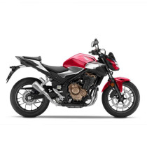 Silencieux LEOVINCE SBK LV-10 inox - HONDA 500 CB HORNET / 500 NX 2024 - 2025 / 500 CB F / CB X / CB R 2019 - 2023