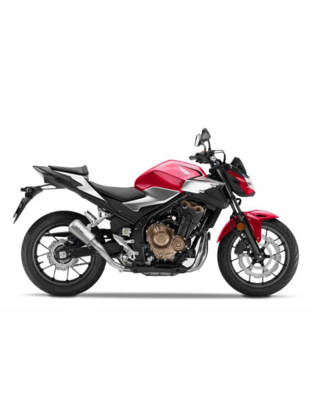 Silencieux LEOVINCE SBK LV-10 inox - HONDA 500 CB HORNET / 500 NX 2024 - 2025 / 500 CB F / CB X / CB R 2019 - 2023