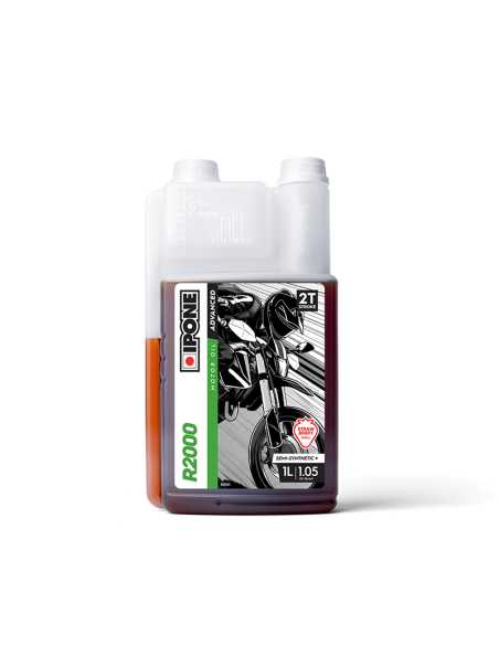 Huile moteur IPONE 2T R2000 1 Litre Odeur FRAISE