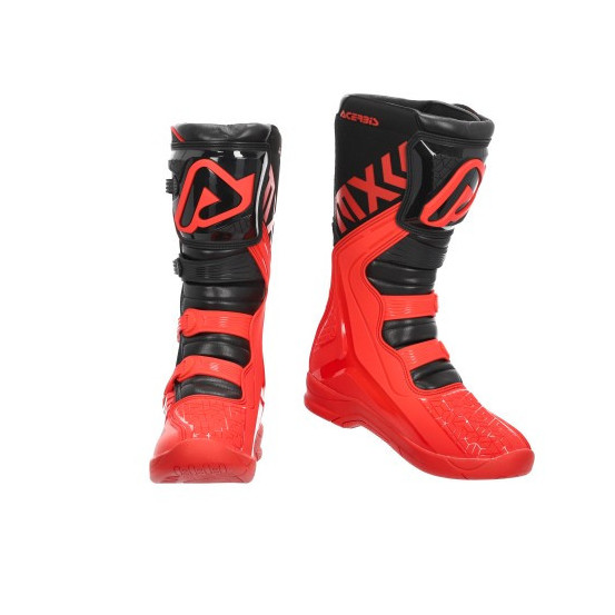 Bottes cross Acerbis X-Team - Rouge Noir