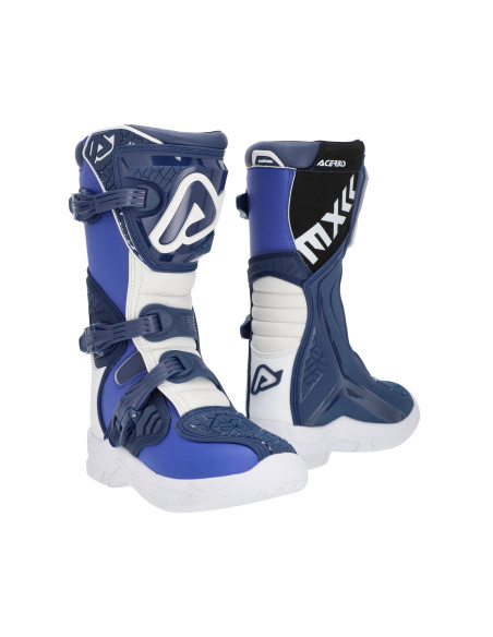 Bottes cross enfant Acerbis X-Team - Bleu Blanc