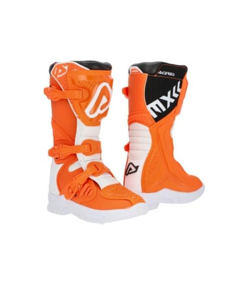 Bottes cross enfant Acerbis X-Team - Orange Blanc